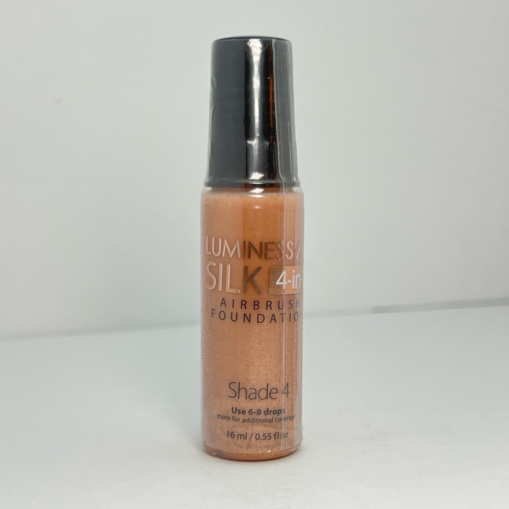 NEW SEALED LUMINESS AIR AIRBRUSH MAKEUP SILK 4-IN-1 SHADE 4 FOUNDATION .55 OZ